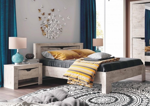 Тумба прикроватная с ящиком "Соренто" спальня Дуб бонифаций Тумба прикроватная с ящиком "Соренто" спальня Дуб бонифаций