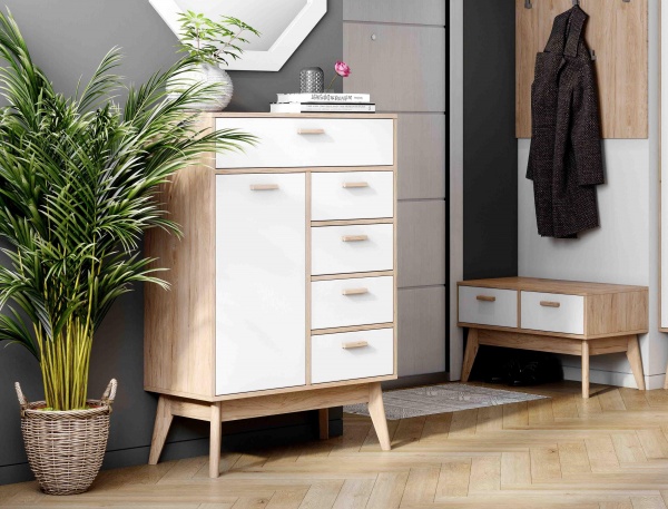 Комод высокий "Калгари" прихожая Комод высокий "Калгари" прихожая