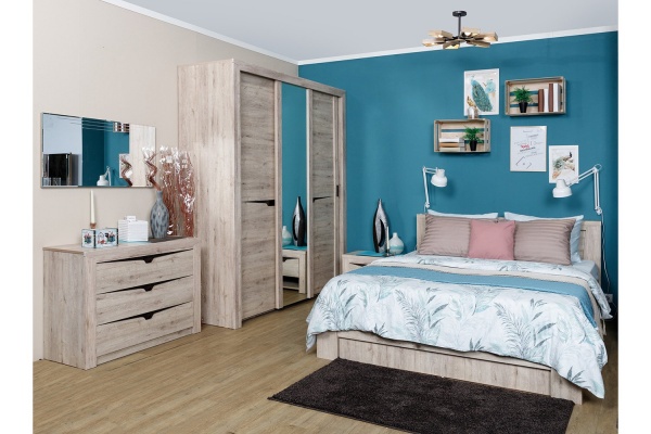 Комод с 3 ящиками "Соренто" спальня Комод с 3 ящиками "Соренто" спальня