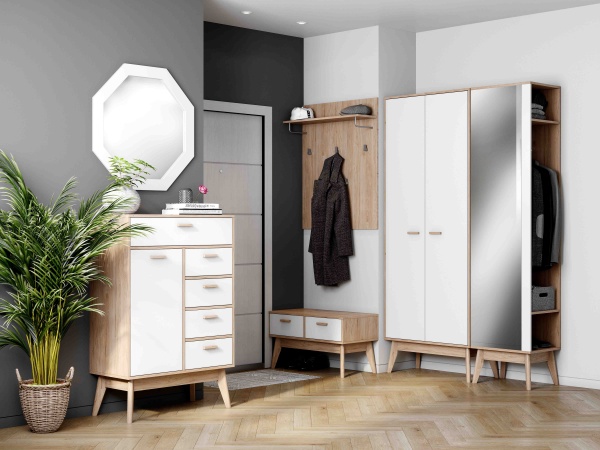 Комод высокий "Калгари" прихожая Комод высокий "Калгари" прихожая