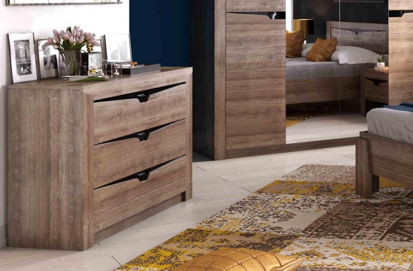 Комод с 3 ящиками "Соренто" спальня Комод с 3 ящиками "Соренто" спальня