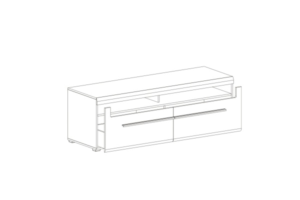 Тумба ТВ "Ницца" гостиная дуб Вотан Тумба ТВ "Ницца" гостиная дуб Вотан