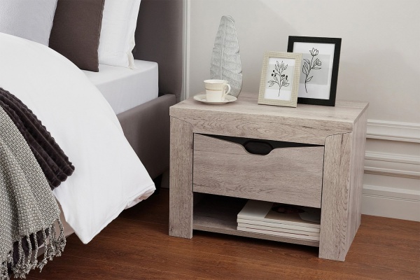 Тумба прикроватная с ящиком "Соренто" спальня Дуб бонифаций Тумба прикроватная с ящиком "Соренто" спальня Дуб бонифаций